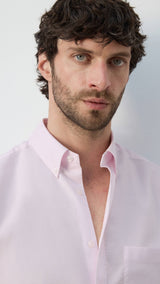 Mango shirt oxli in pastel pink-004