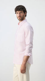 Mango shirt oxli in pastel pink-008