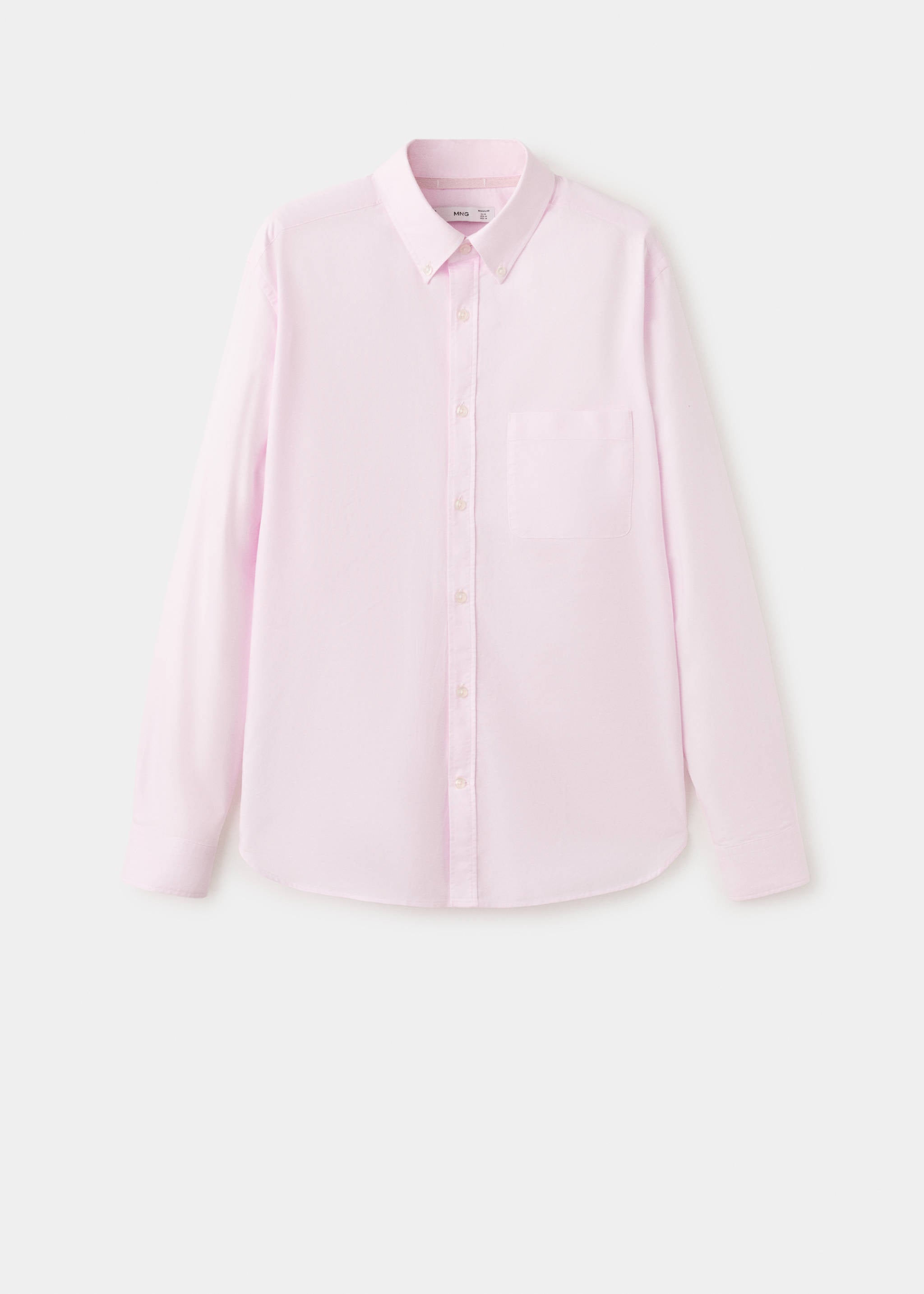 Mango shirt oxli in pastel pink-021