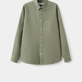 Mango shirt oxlir in green-021