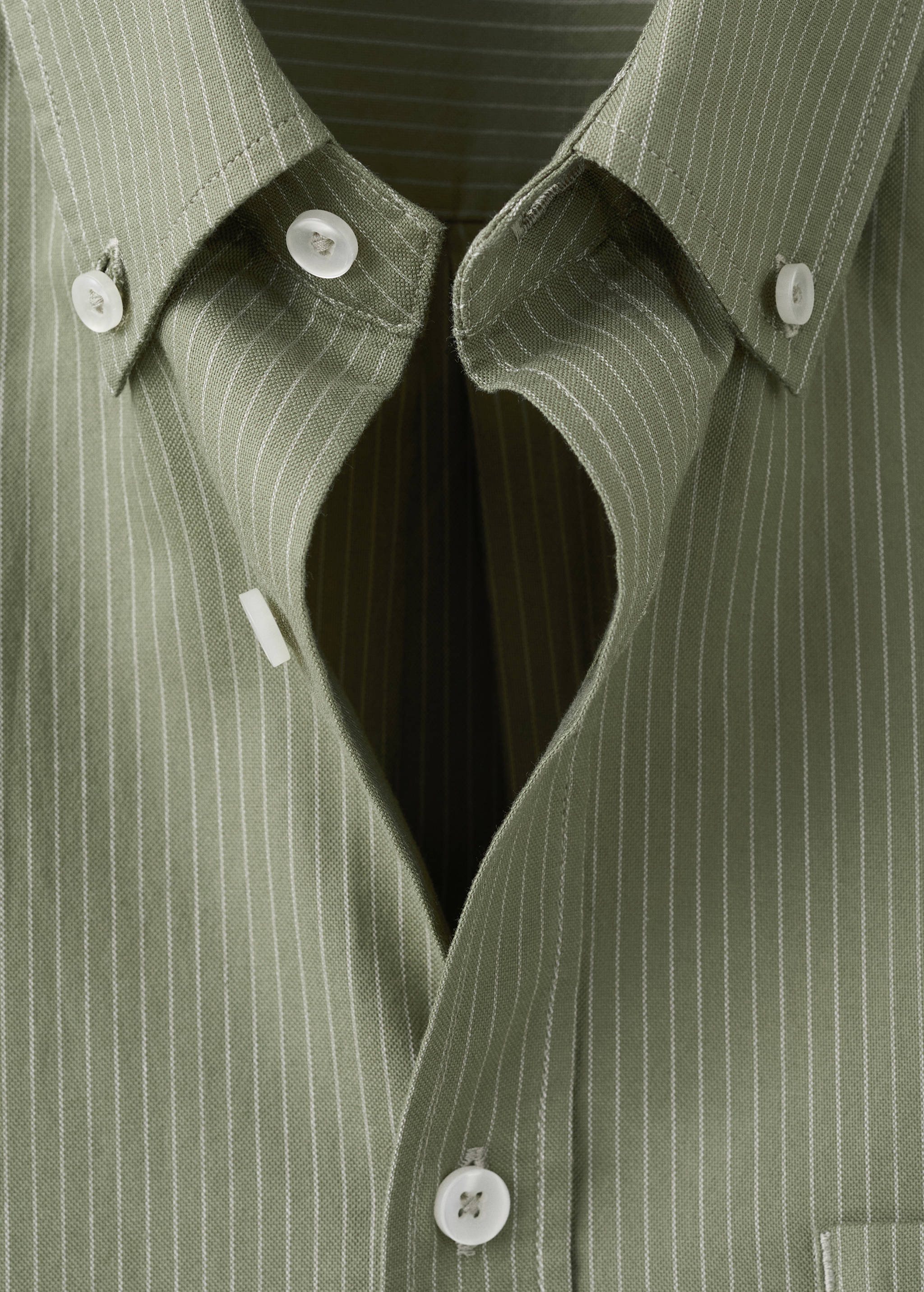 Mango shirt oxlir in green-023