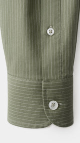 Mango shirt oxlir in green-030