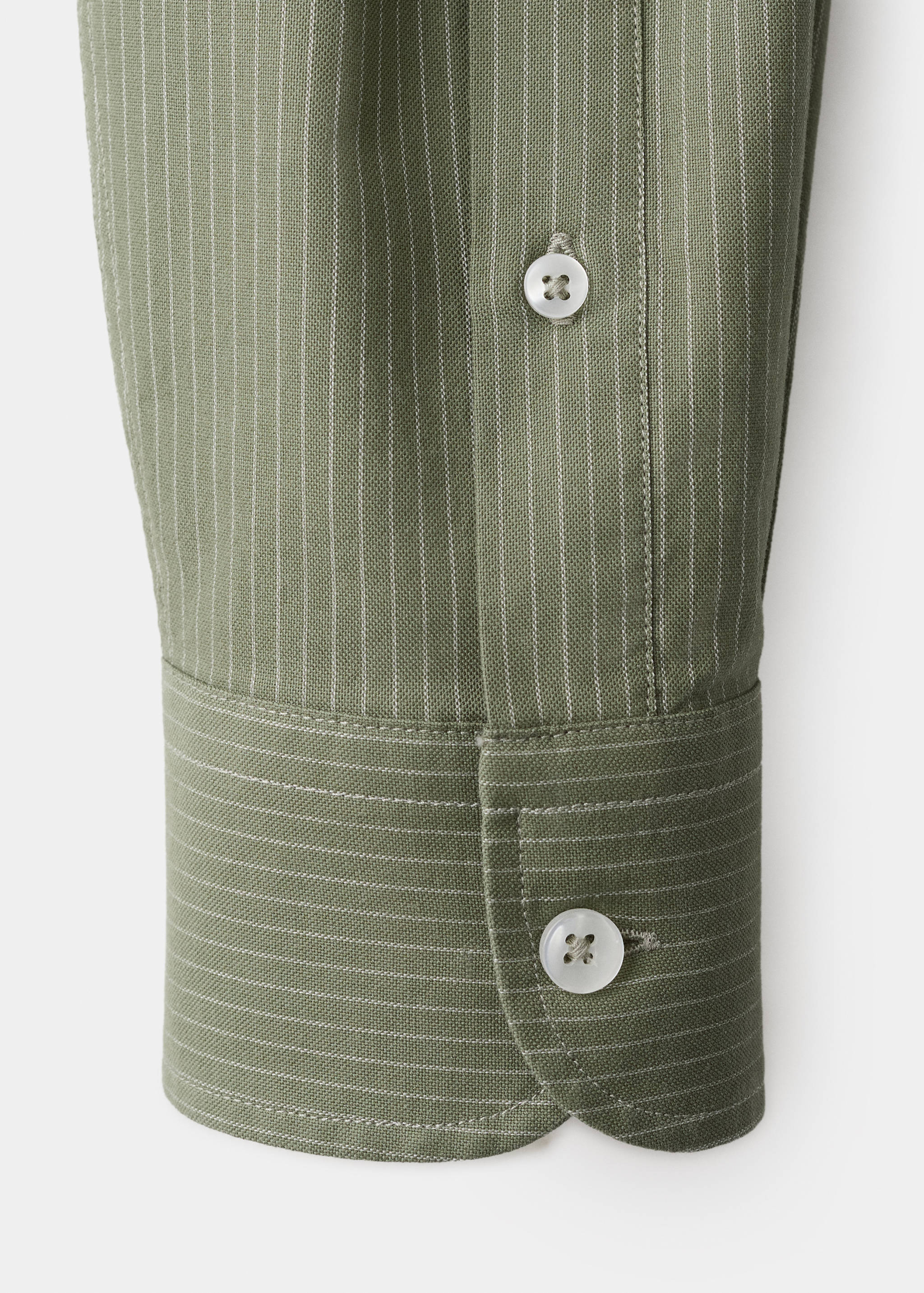 Mango shirt oxlir in green-030