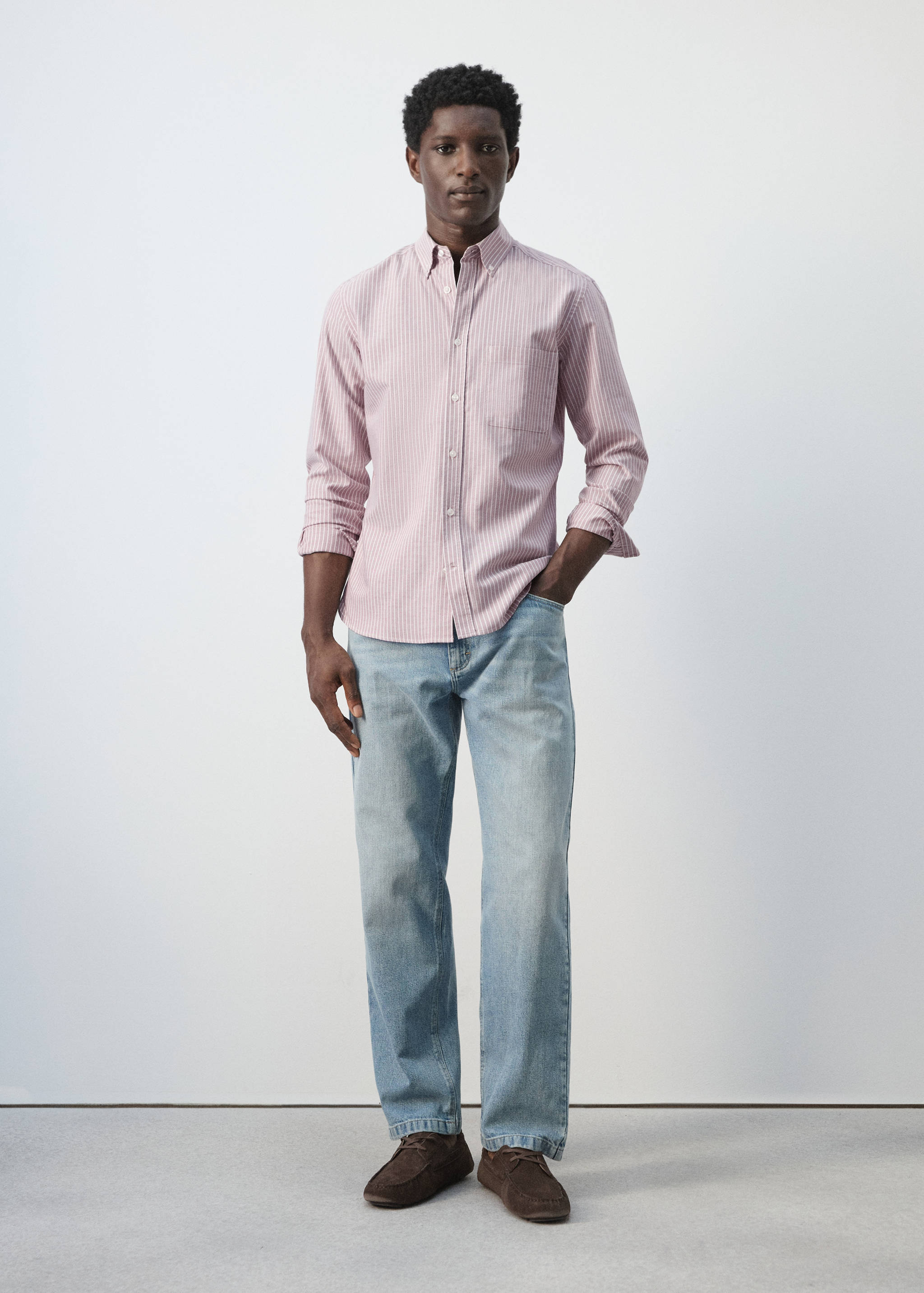 Mango shirt oxlir in cherry-001
