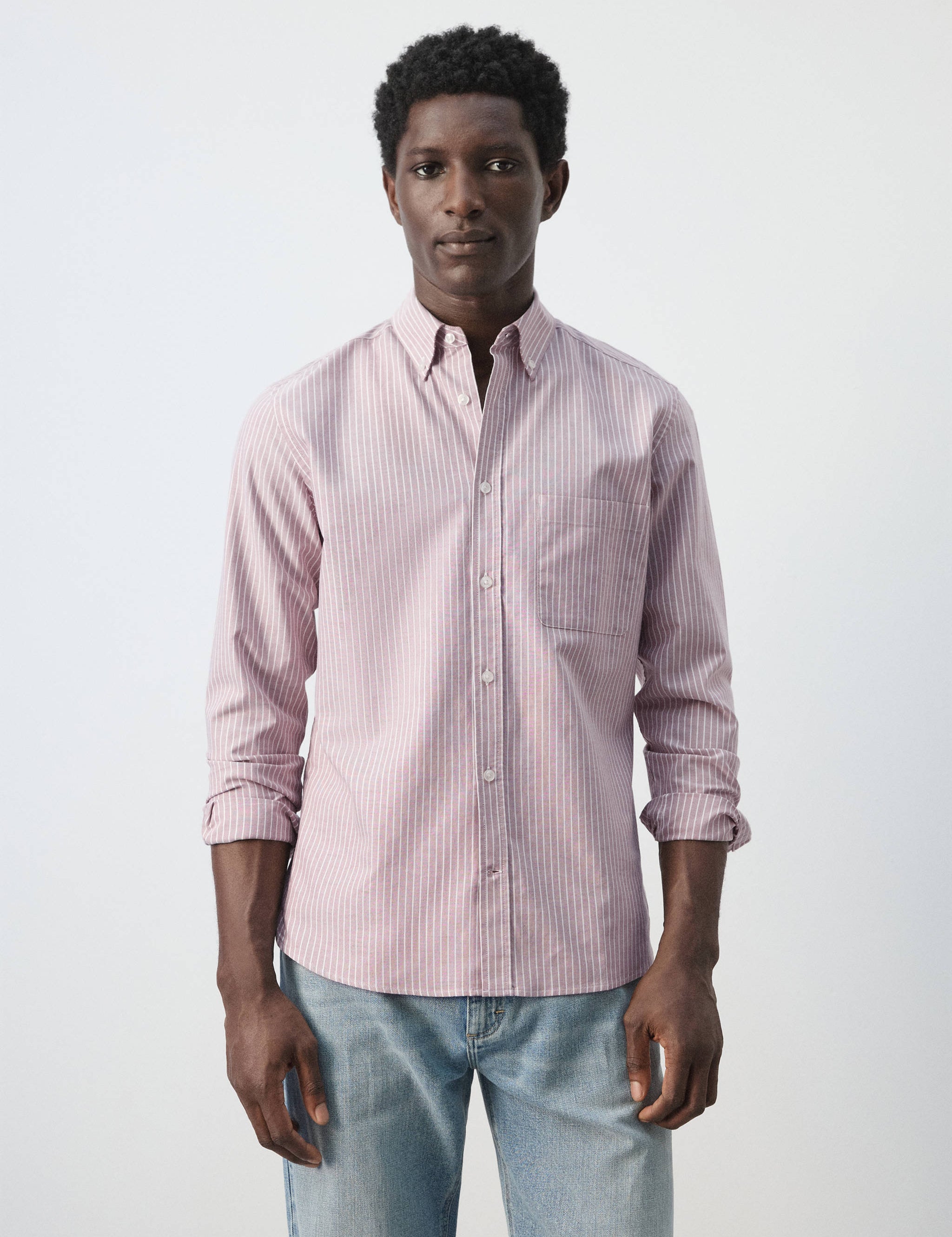 Mango shirt oxlir in cherry-002