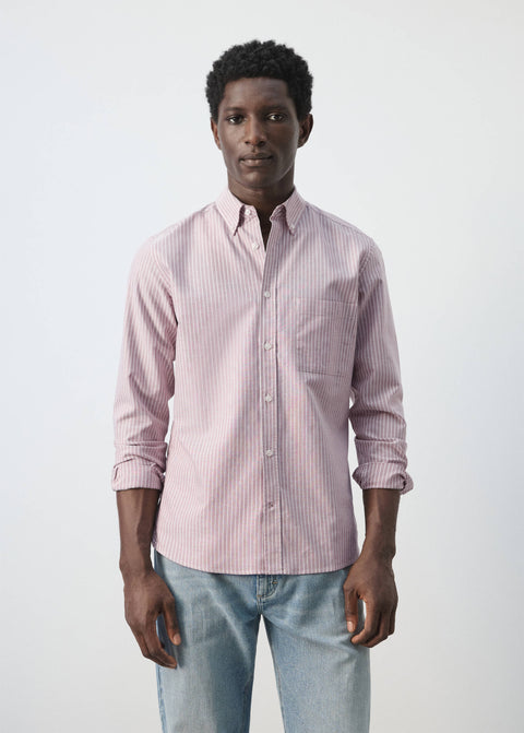 Mango shirt oxlir in cherry