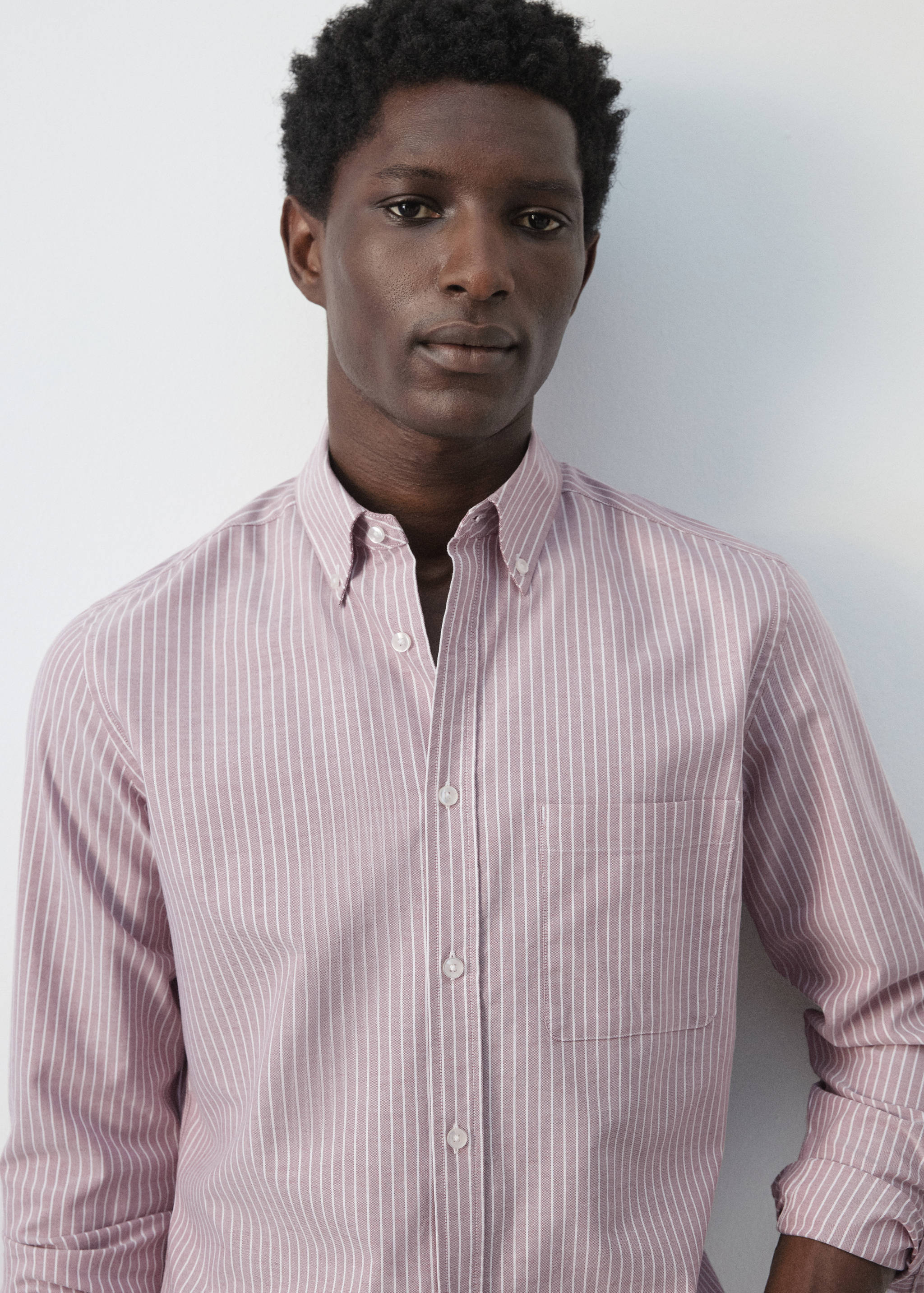 Mango shirt oxlir in cherry-004