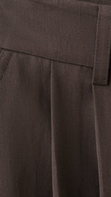 Mango trousers balo in chocolate