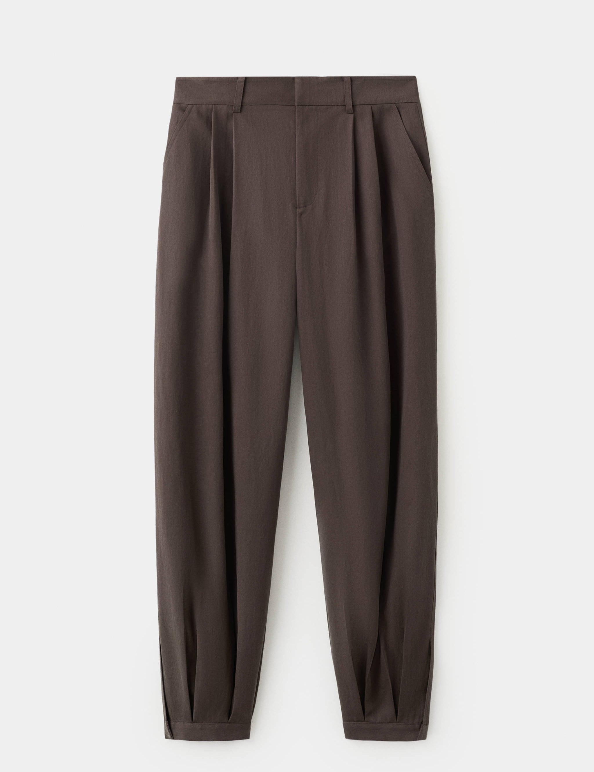 Mango trousers balo in chocolate