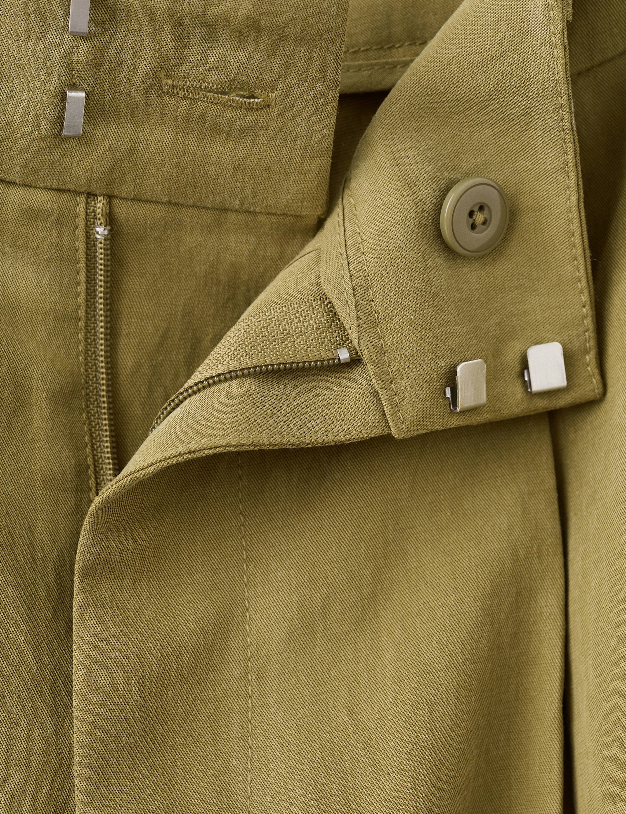 Mango trousers balo in khaki