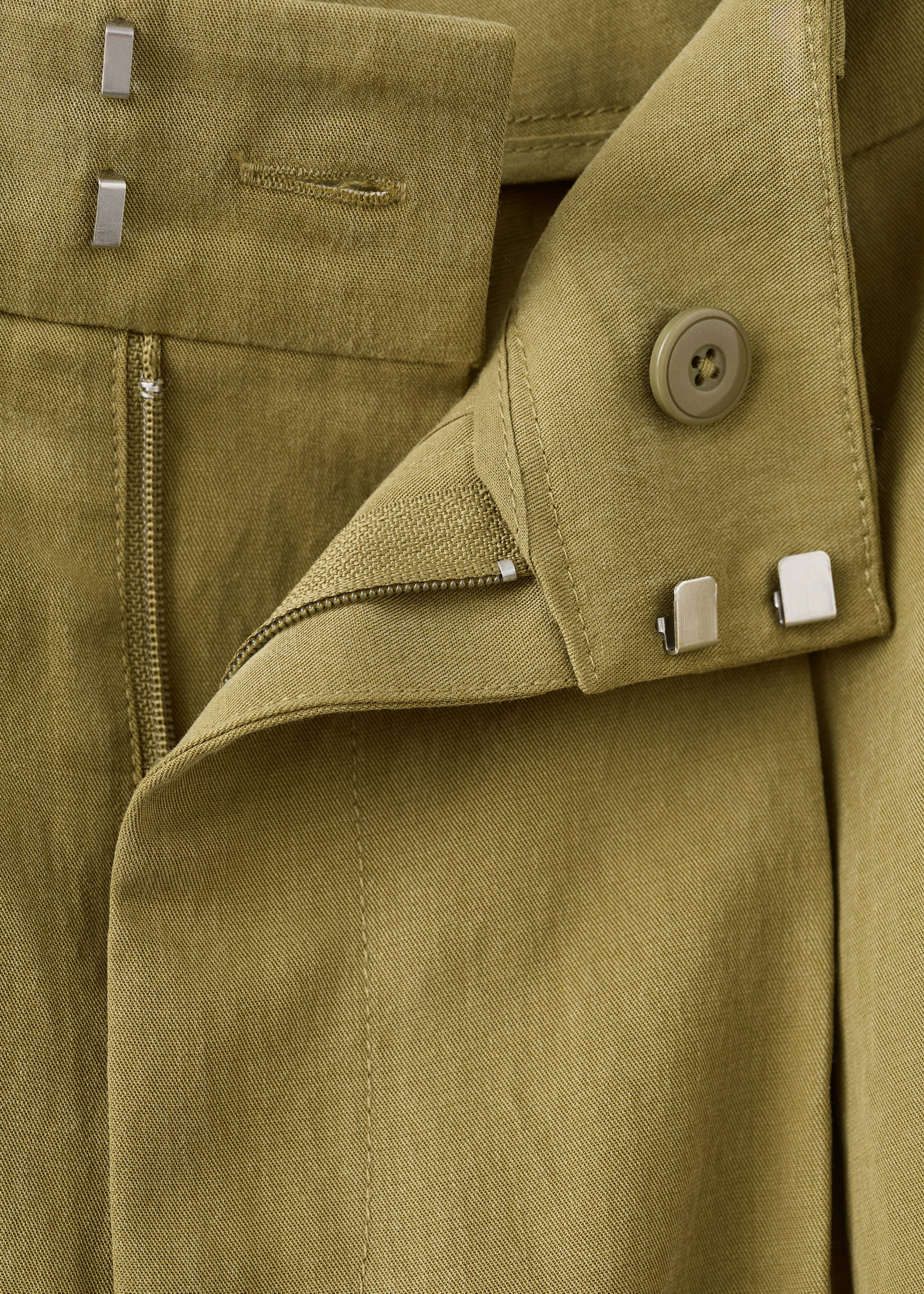 Mango trousers balo in khaki