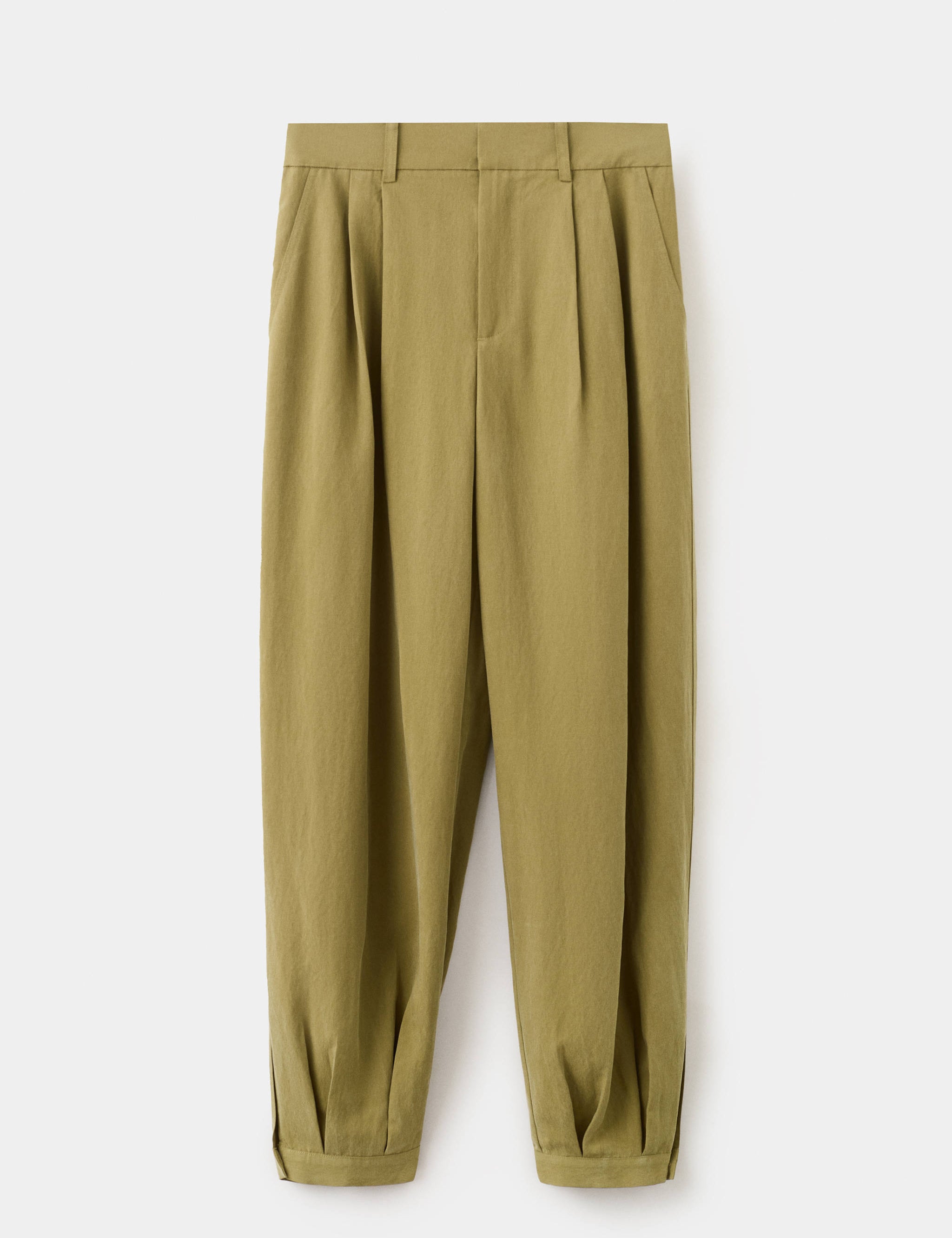 Mango trousers balo in khaki