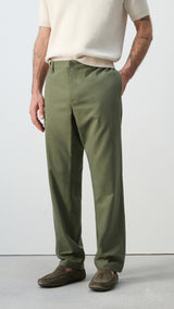 Mango trousers elian in moss - Image 1