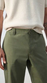 Mango trousers elian in moss - Image 4