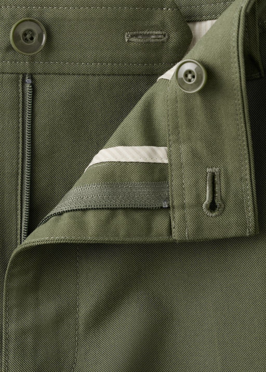 Mango trousers elian in moss - Image 7