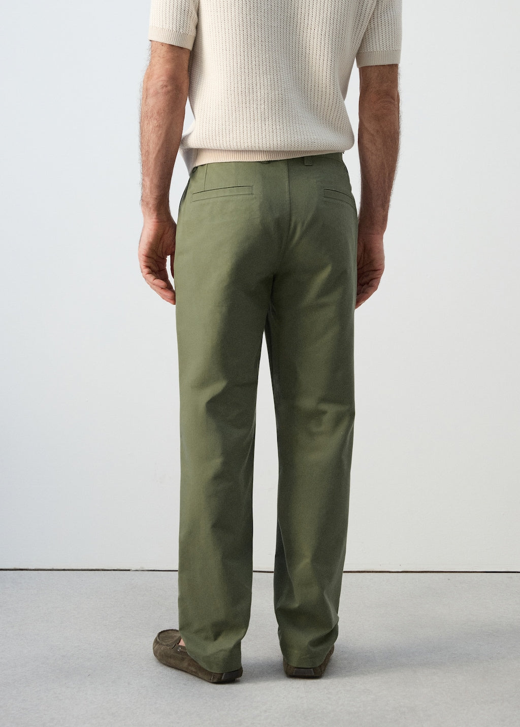 Mango trousers elian in moss - Image 8