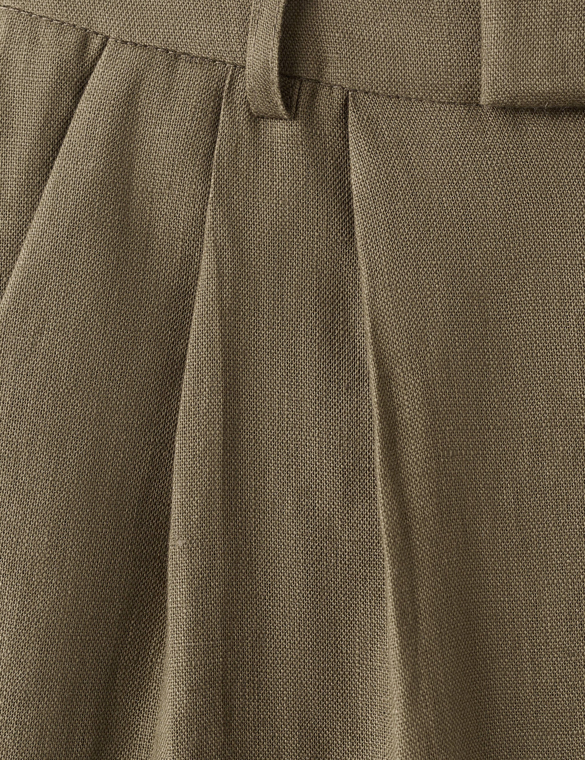 Mango trousers listela in khaki