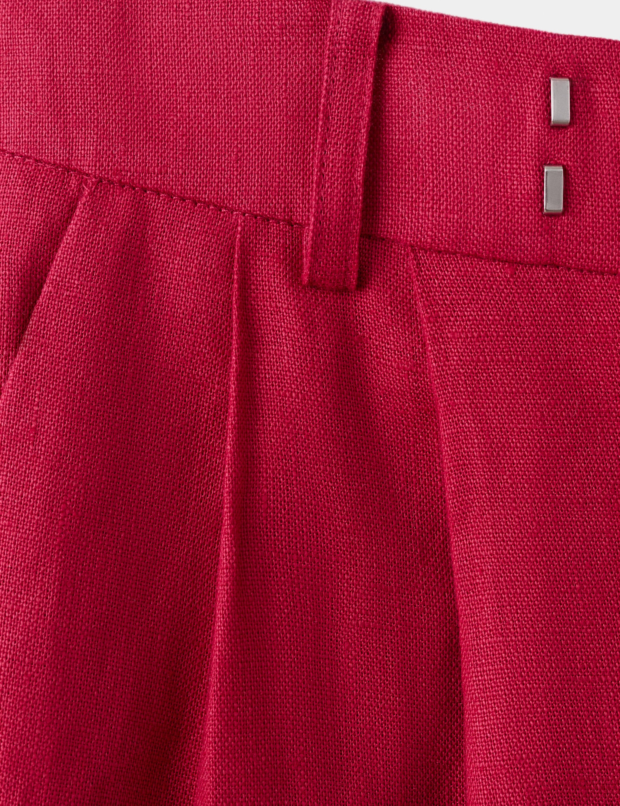 Mango trousers listela in red