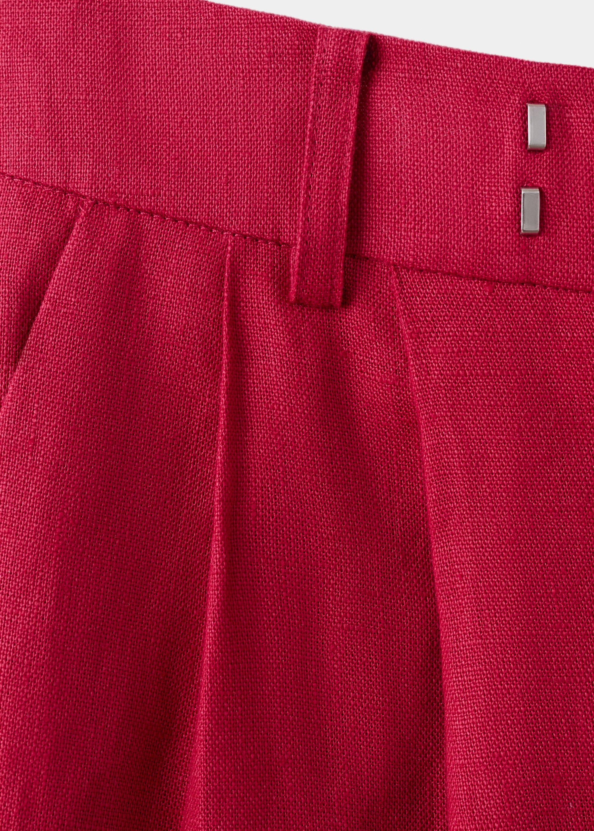 Mango trousers listela in red