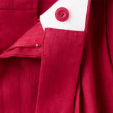 Mango trousers listela in red