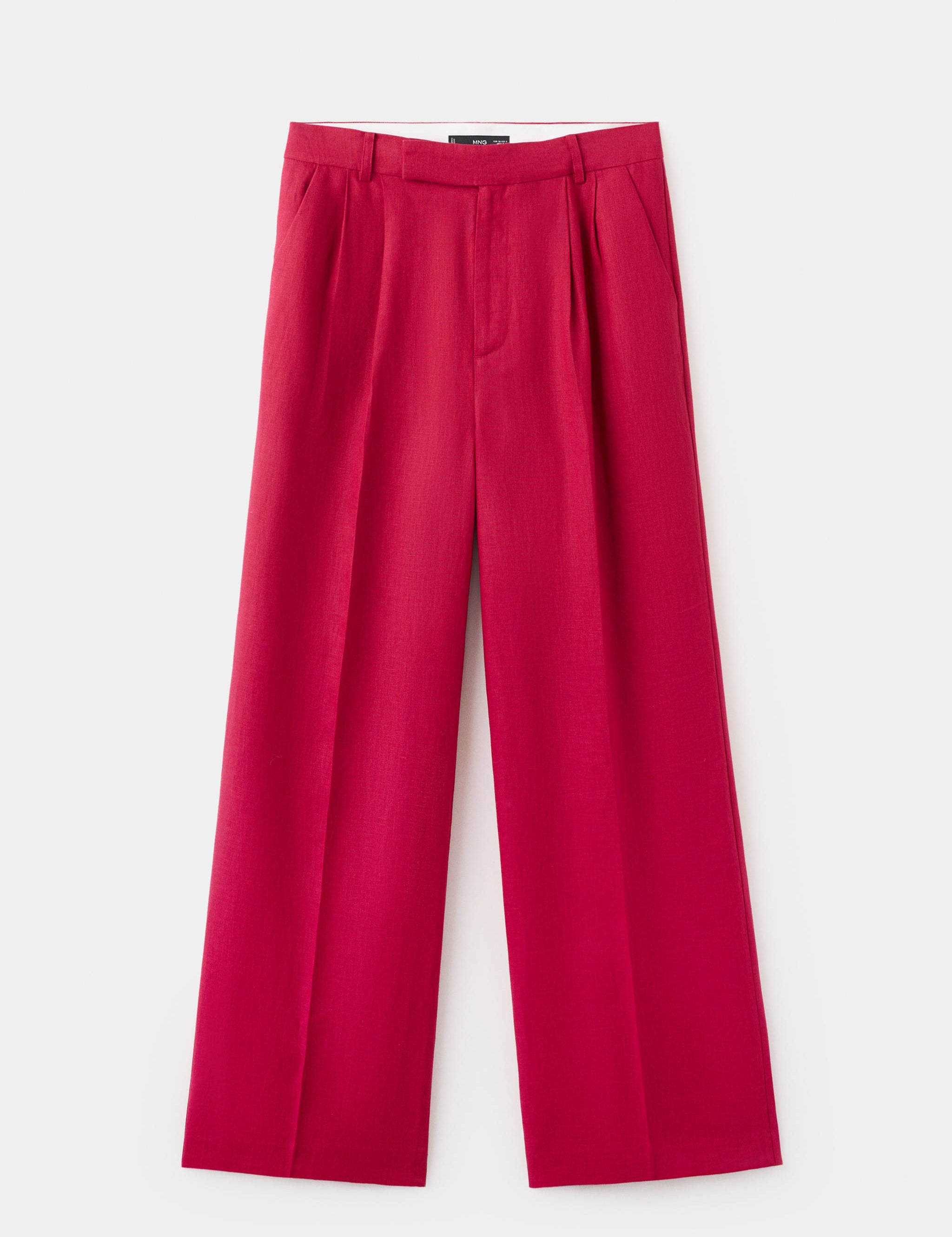 Mango trousers listela in red