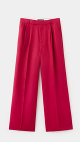 Mango trousers listela in red