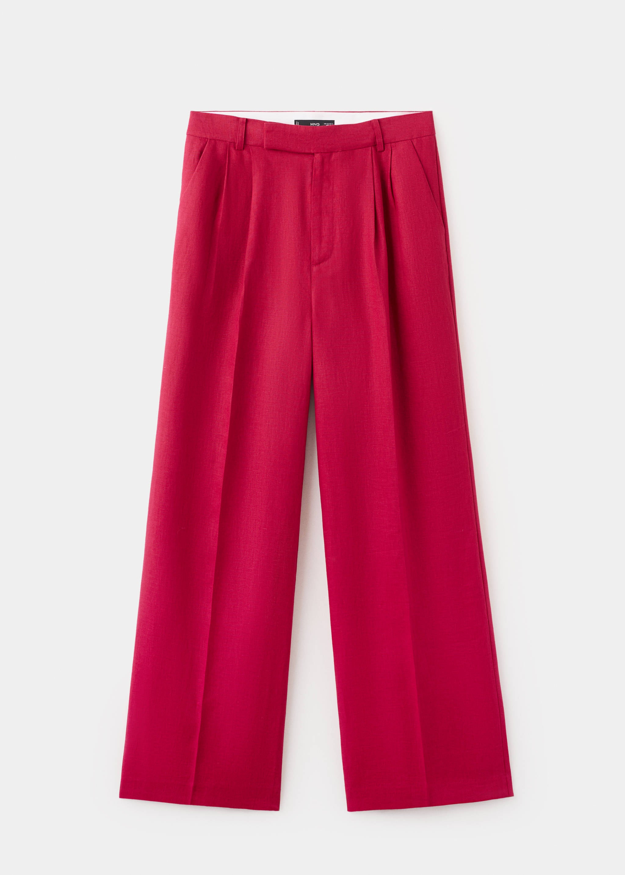 Mango trousers listela in red