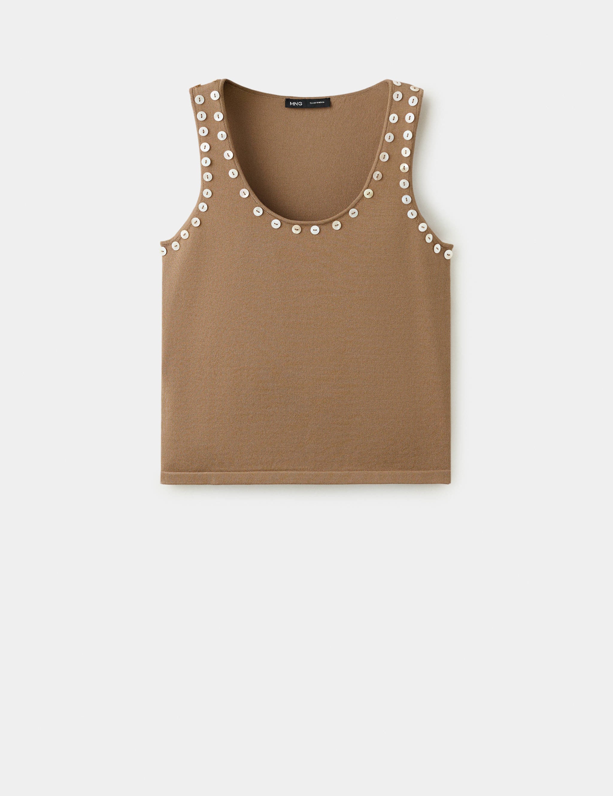 Mango top naqui in toffee