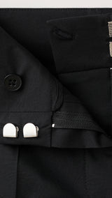 Mango trousers serin in black