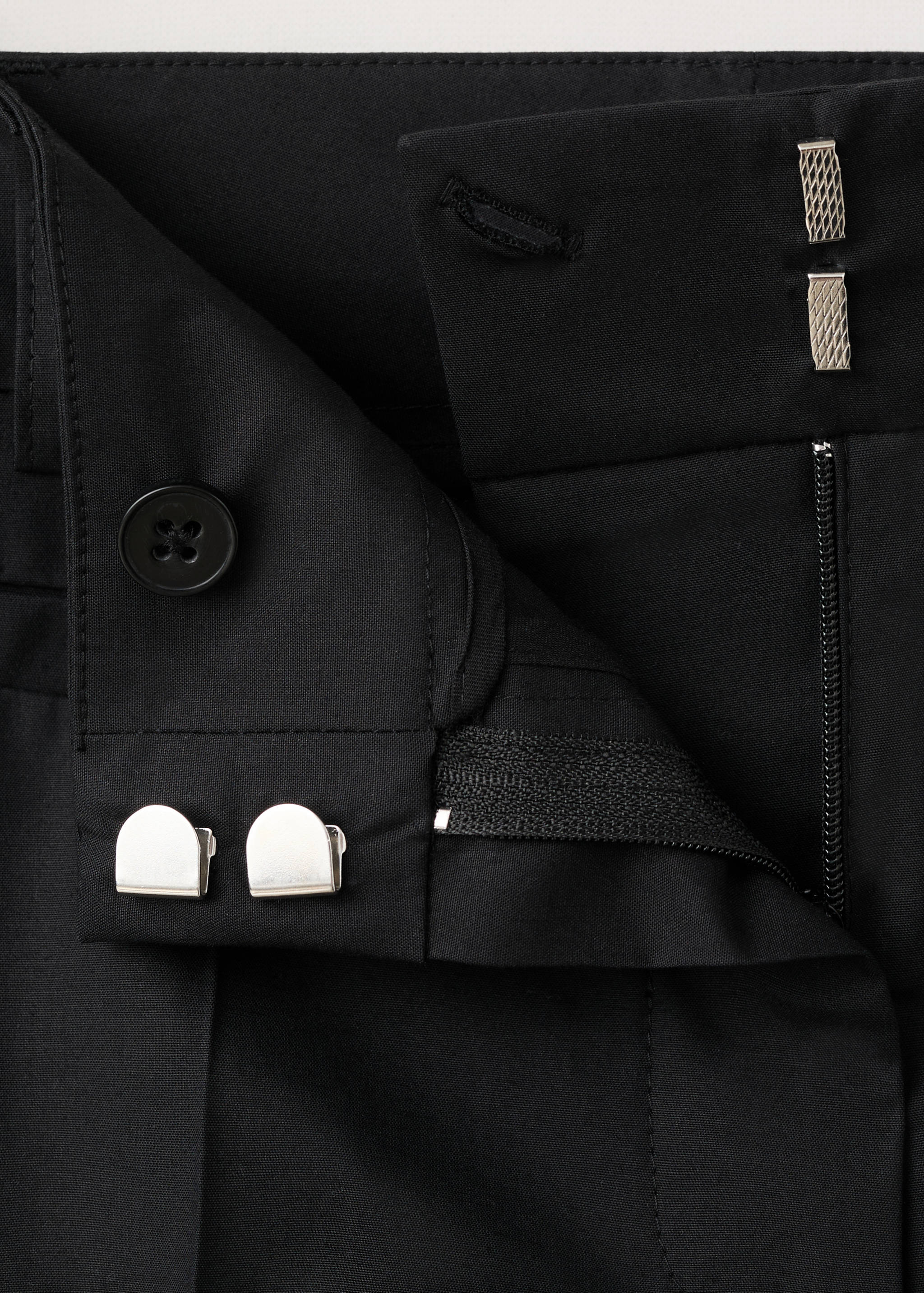 Mango trousers serin in black