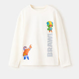 Mango t-shirt brawbraw in off white - Image 2