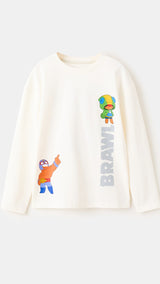 Mango t-shirt brawbraw in off white - Image 2