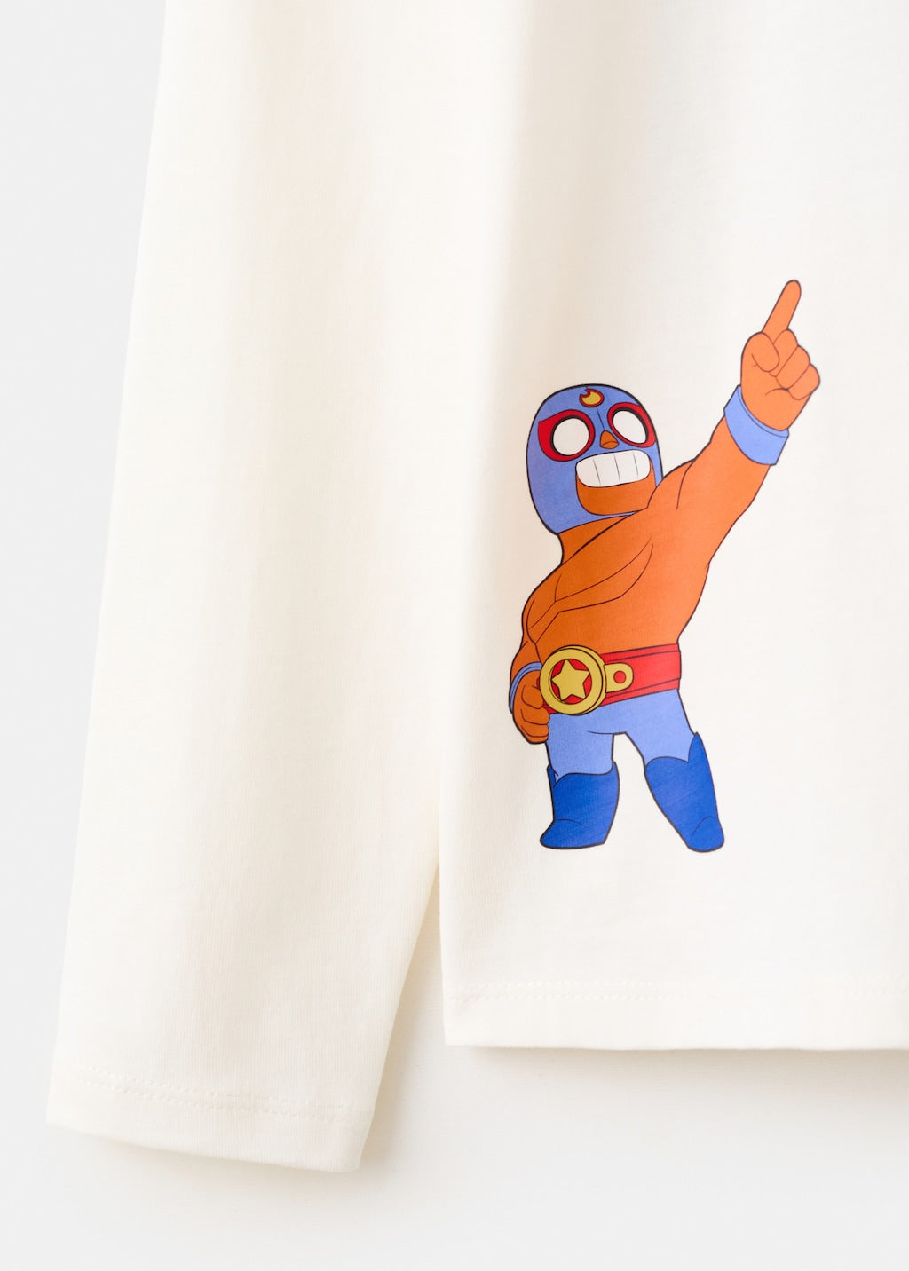 Mango t-shirt brawbraw in off white - Image 3