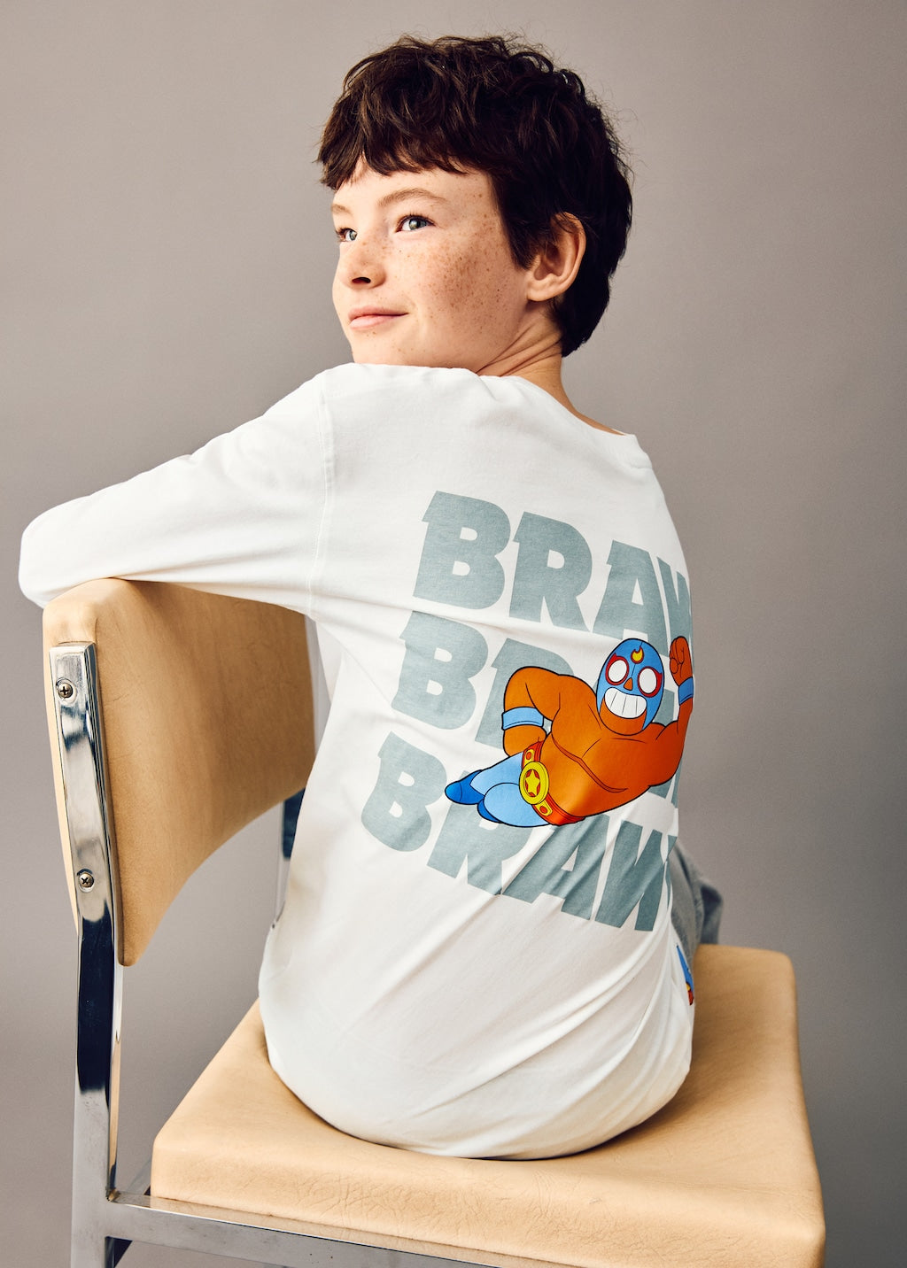 Mango t-shirt brawbraw in off white - Image 4