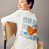 Mango t-shirt brawbraw in off white - Image 4