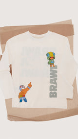 Mango t-shirt brawbraw in off white - Image 5