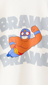 Mango t-shirt brawbraw in off white - Image 6