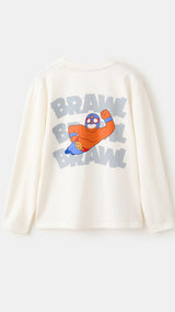 Mango t-shirt brawbraw in off white - Image 7