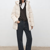 Mango puffer coat tokyo in off white-001