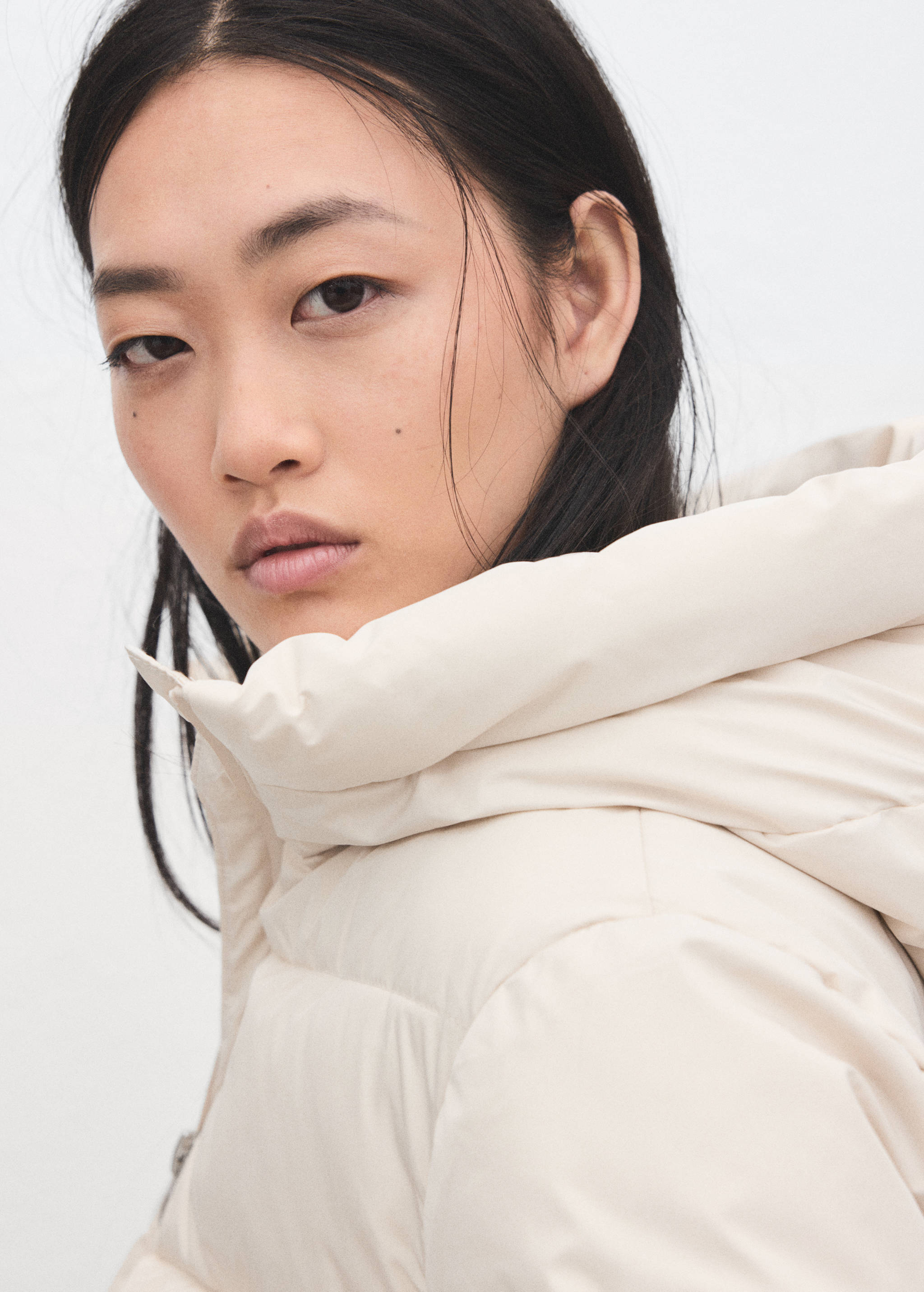 Mango puffer coat tokyo in off white-004