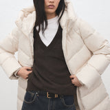 Mango puffer coat tokyo in off white-008