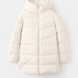 Mango puffer coat tokyo in off white-021