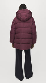 Mango puffer coat tokyo in garnet-003