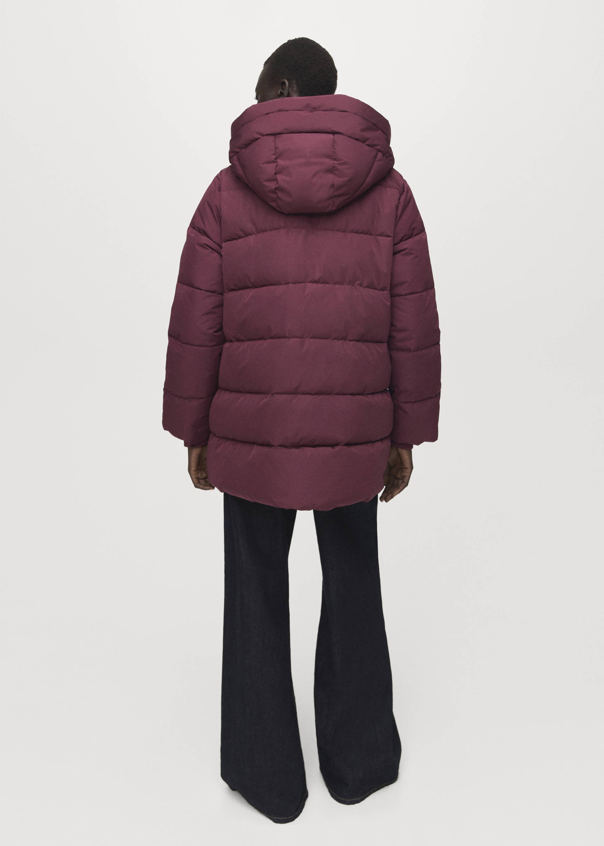 Mango puffer coat tokyo in garnet-003