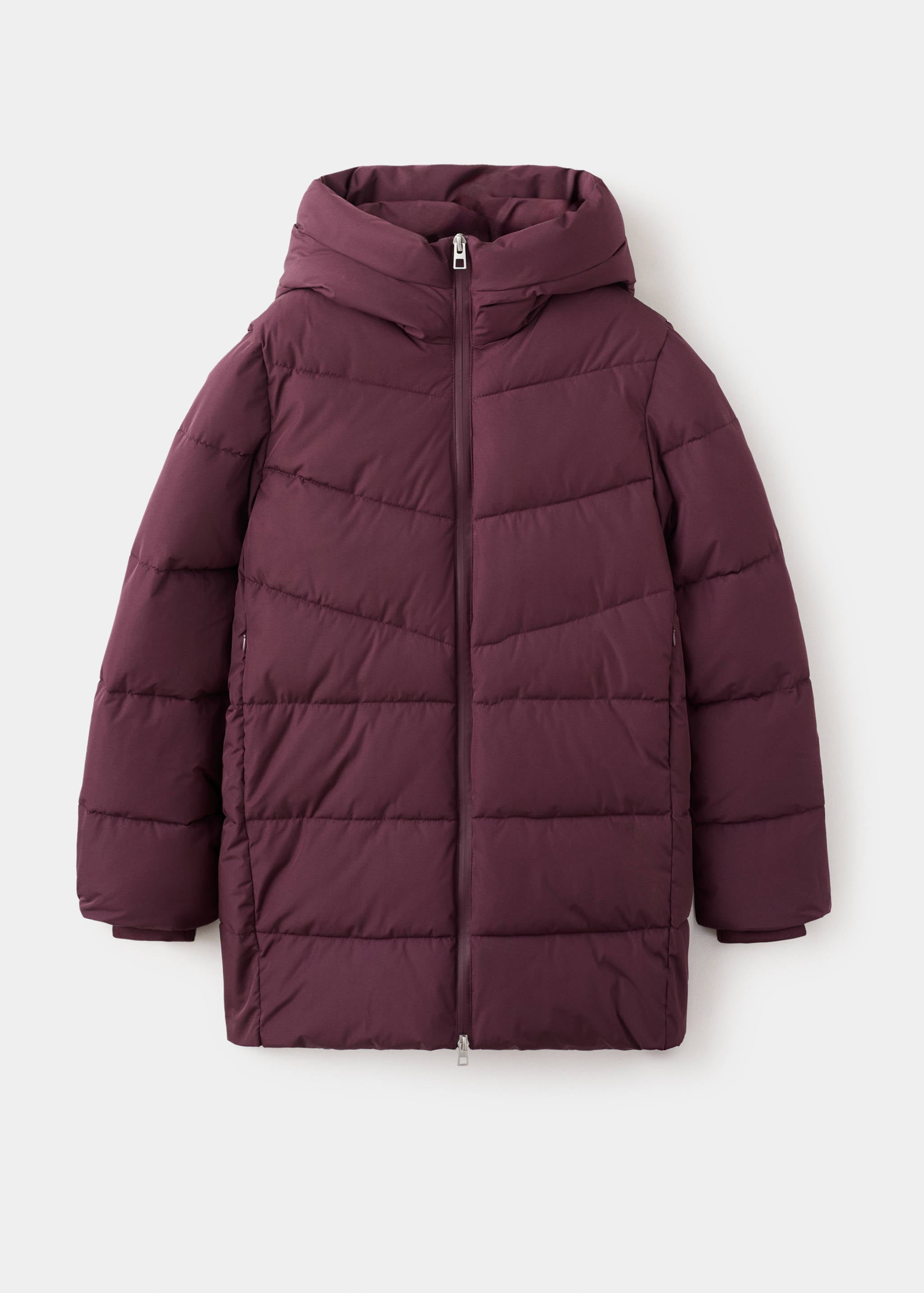 Mango puffer coat tokyo in garnet-021