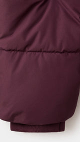 Mango puffer coat tokyo in garnet-030