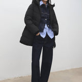 Mango puffer coat tokyo in black-001