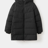 Mango puffer coat tokyo in black-021