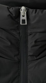 Mango puffer coat tokyo in black-030