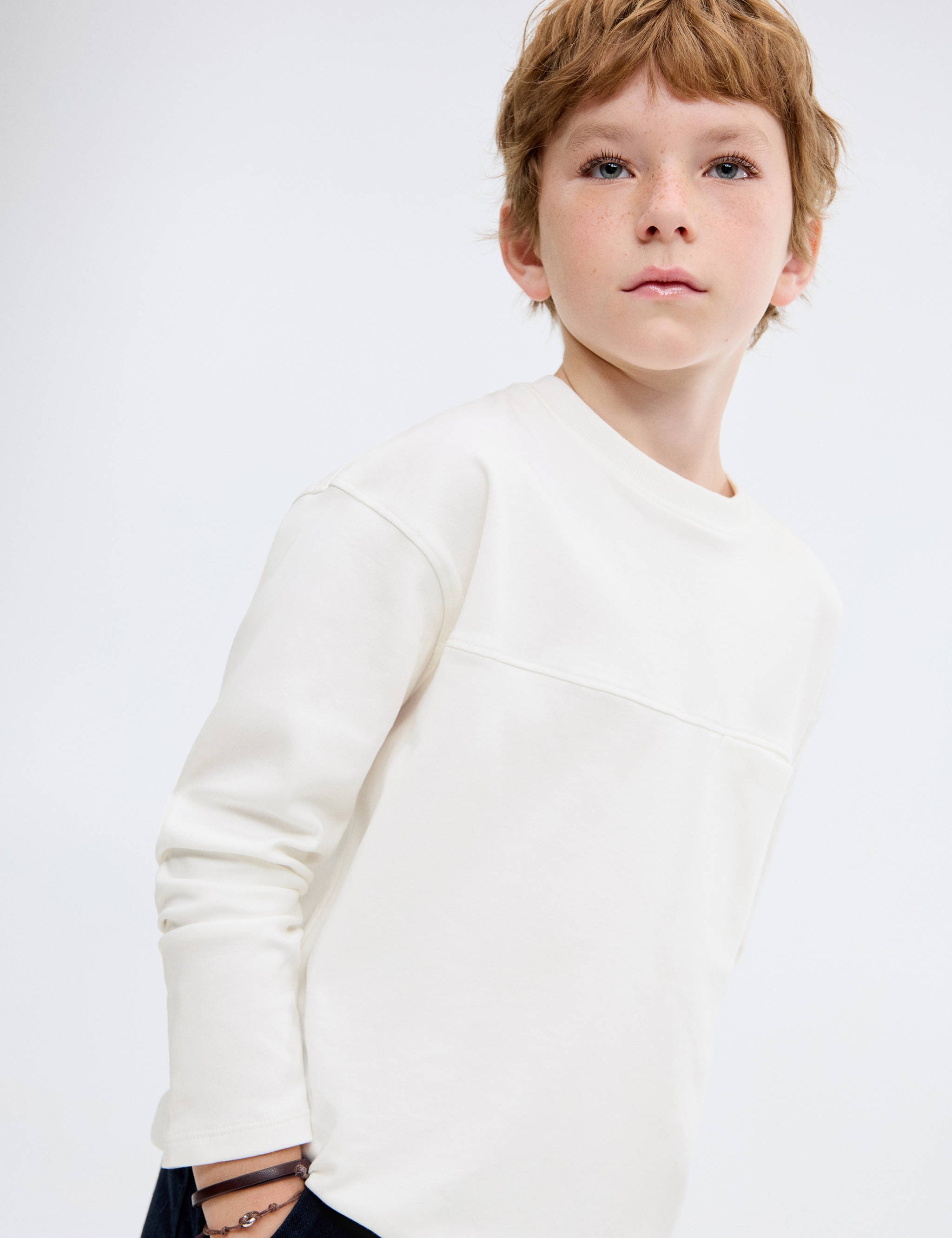 Mango t-shirt nubasic in off white-001